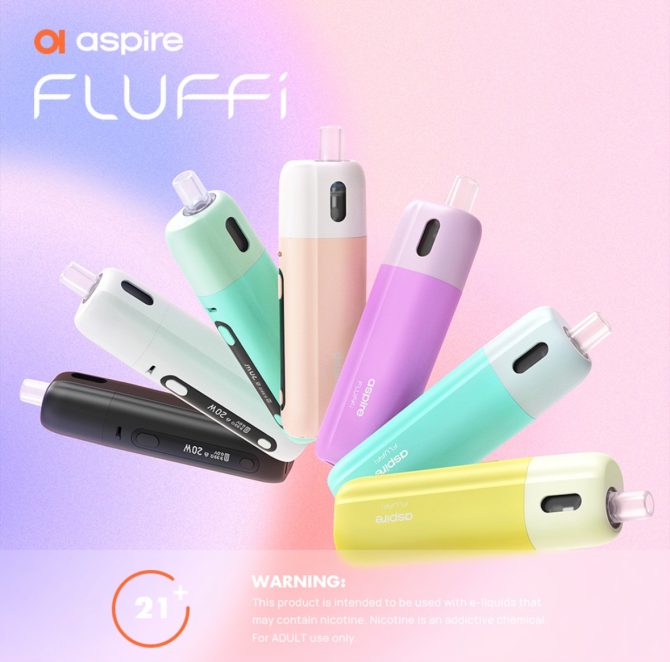 Aspire電子菸 Fluffi POD 酪梨寶寶1500mAh